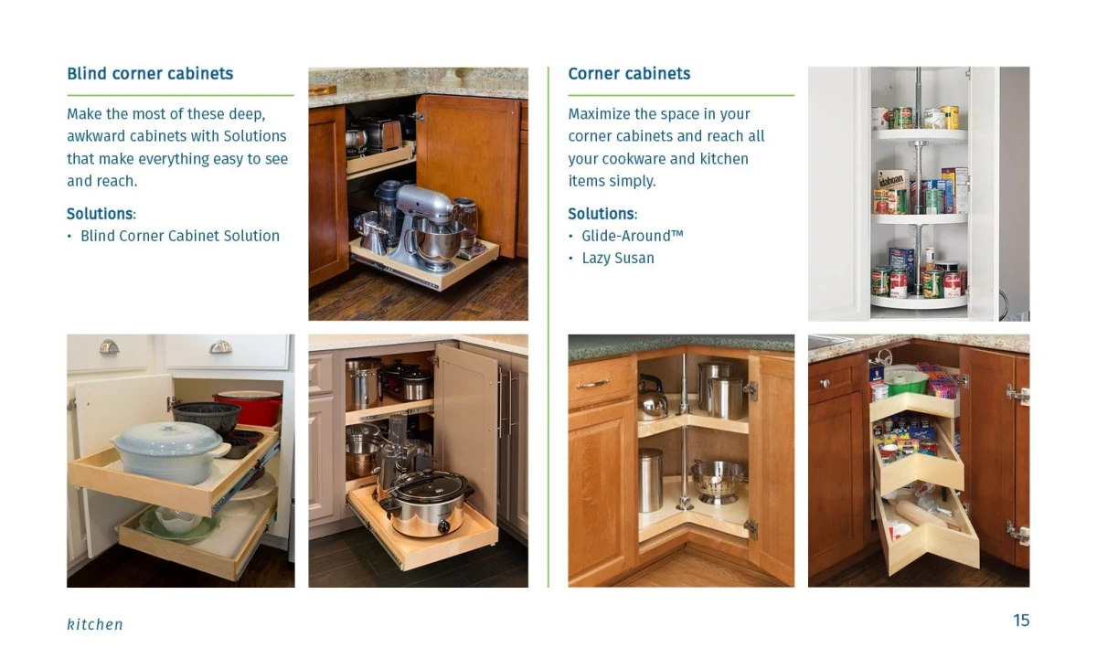 Page 15 blind corner cabinets and corner cabinets solutions.