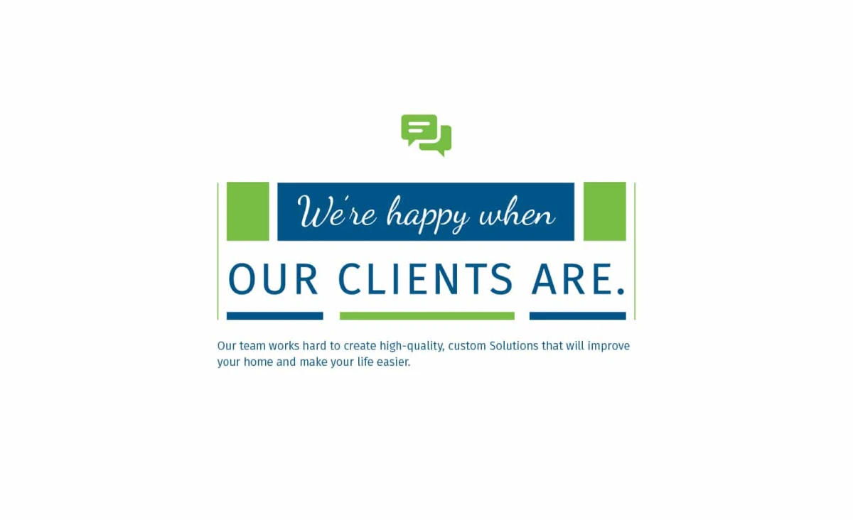 Page 34 we're happy when our clients are.