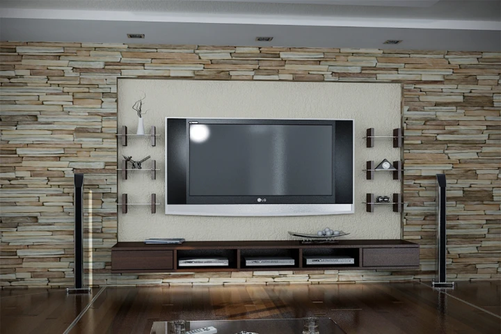 Entertainment centers add storage for your living room.