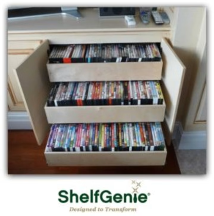 DVD storage.