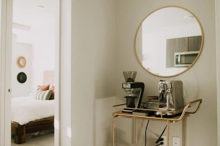 Mirrors for Small Living Solutions.