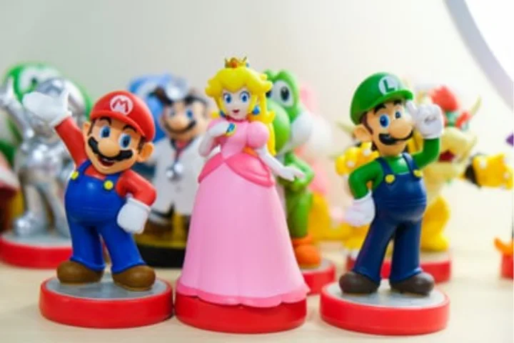 Super Mario figurines.